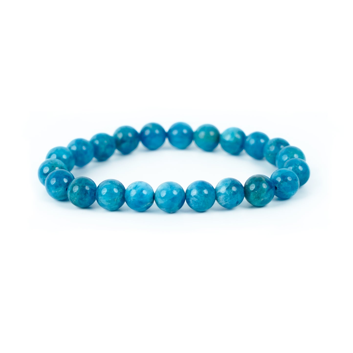 ブルーアパタイト・天然石ブレストレット・blue apatite・ LLH09