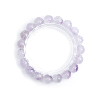 アメジスト・パープルラビットヘアファントム・天然石ブレストレット LPTM10