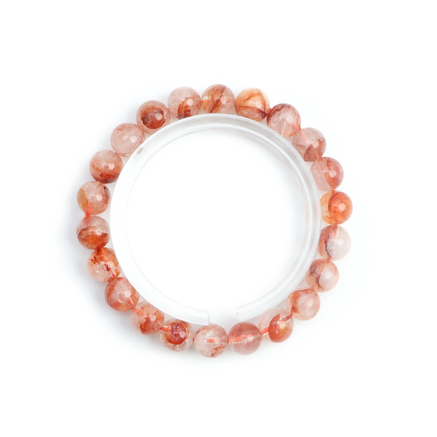 レッドヘマトイドクォーツ・天然石ブレスレット・ RJH08