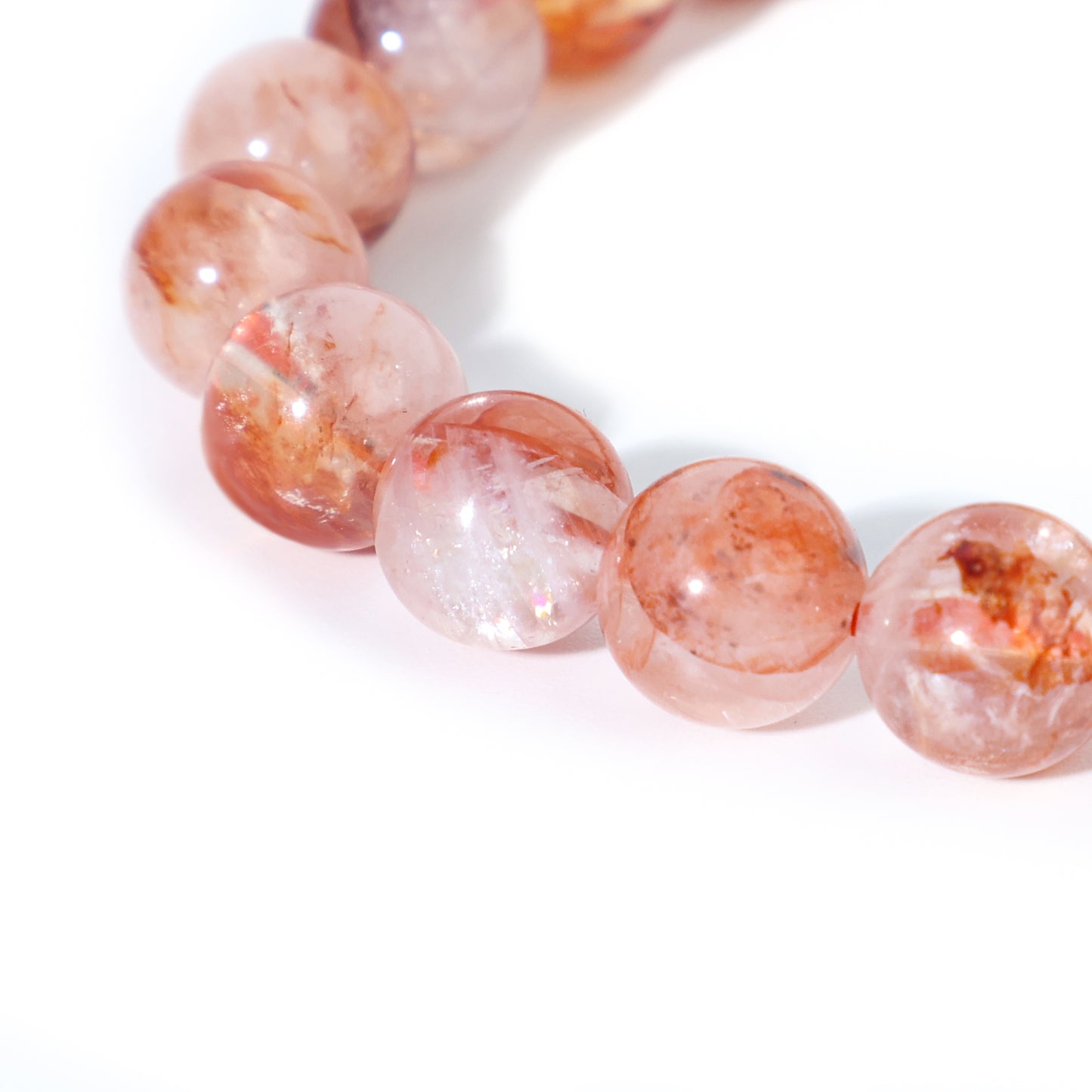 レッドヘマトイドクォーツ・天然石ブレスレット・ RJH08