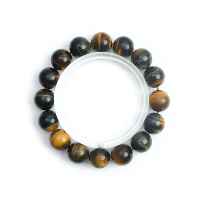 高品質・ゴールデンブルータイガーアイ・天然石ブレスレット・golden bule tiger eye・ GBTE12