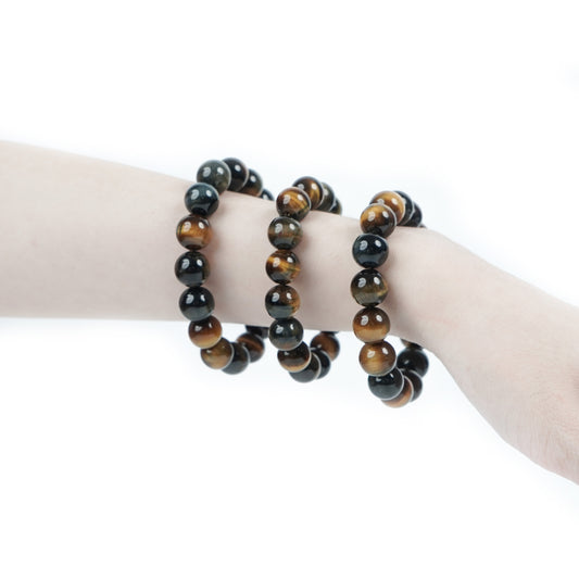 高品質・ゴールデンブルータイガーアイ・天然石ブレスレット・golden bule tiger eye・ GBTE12