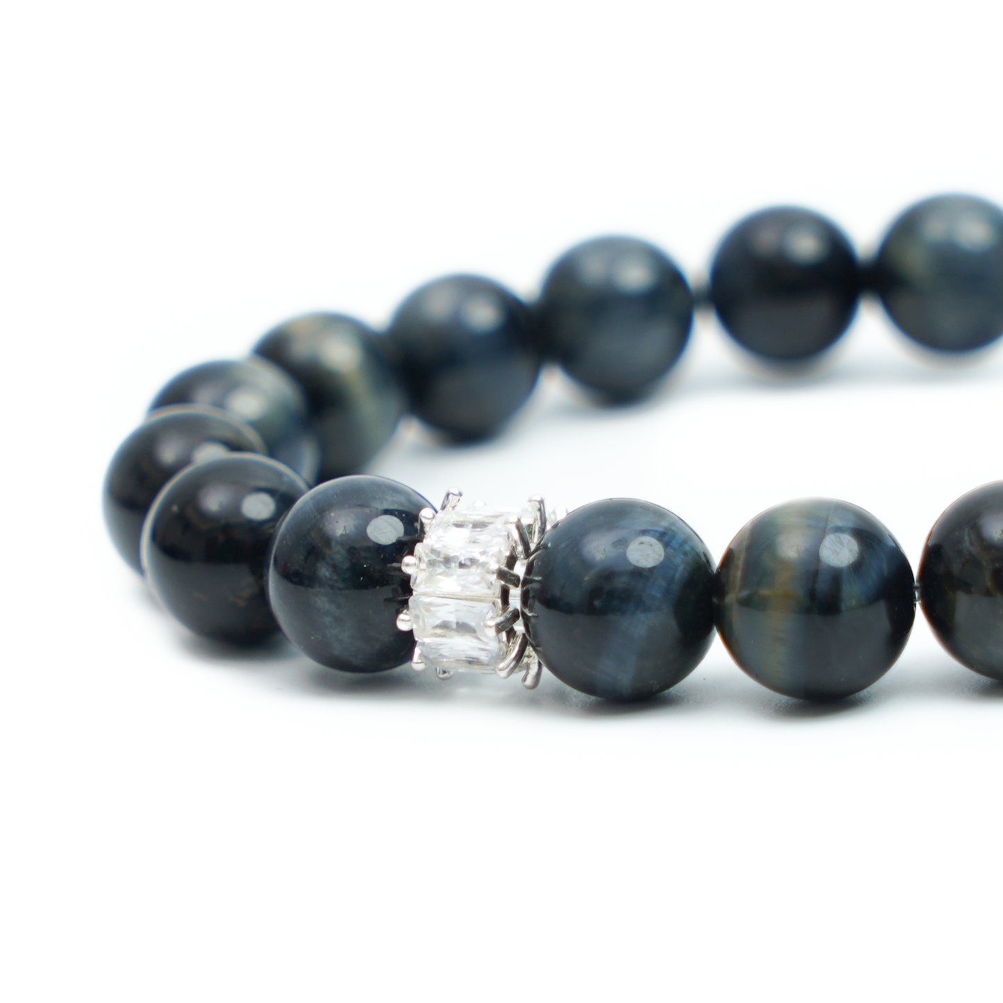デザイン・天然石ブレスレット・ブルータイガーアイ・10mm・ LHY001