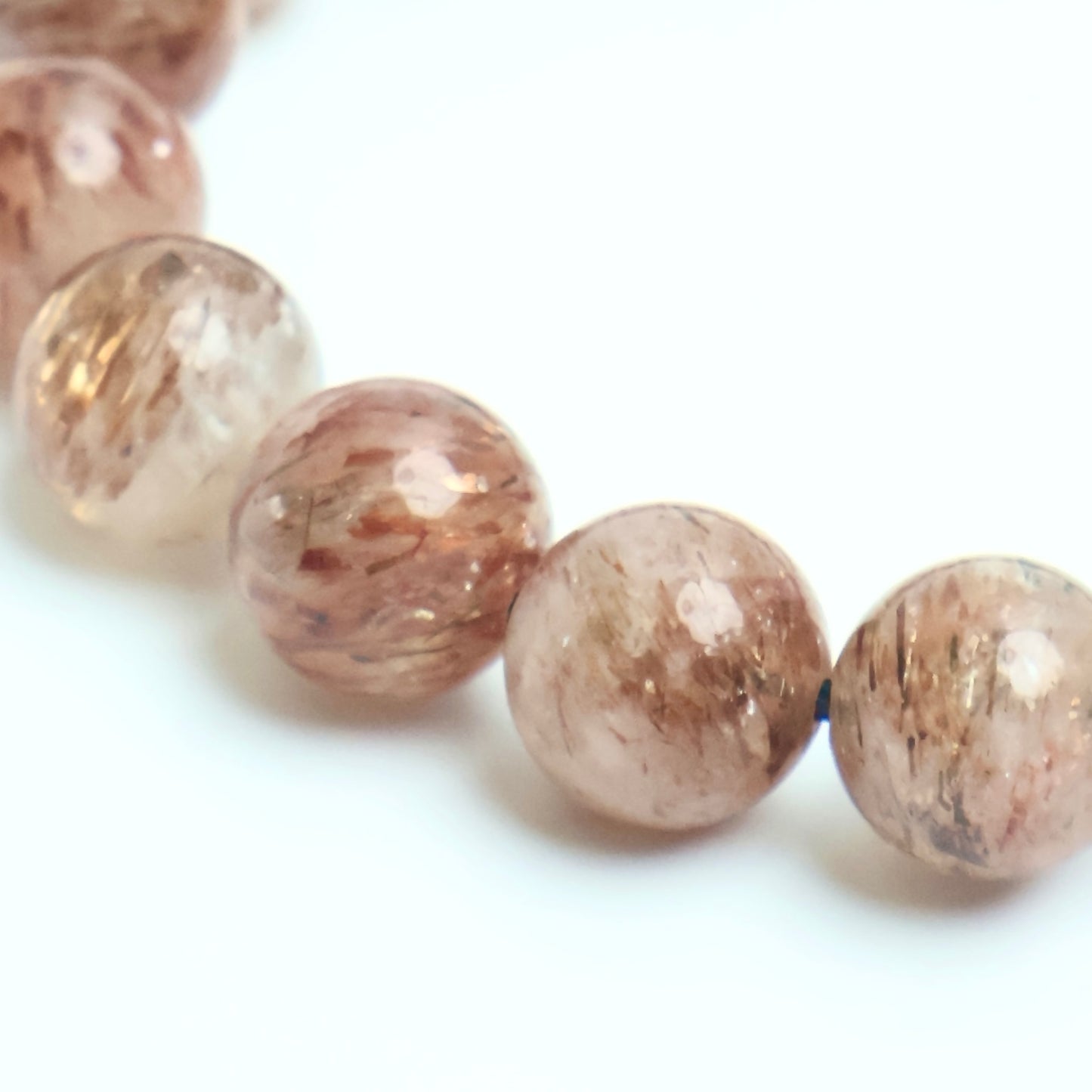 ブラックゴールドスーパーセブン ・天然石ブレストレット・black gold super seven・ BGC08