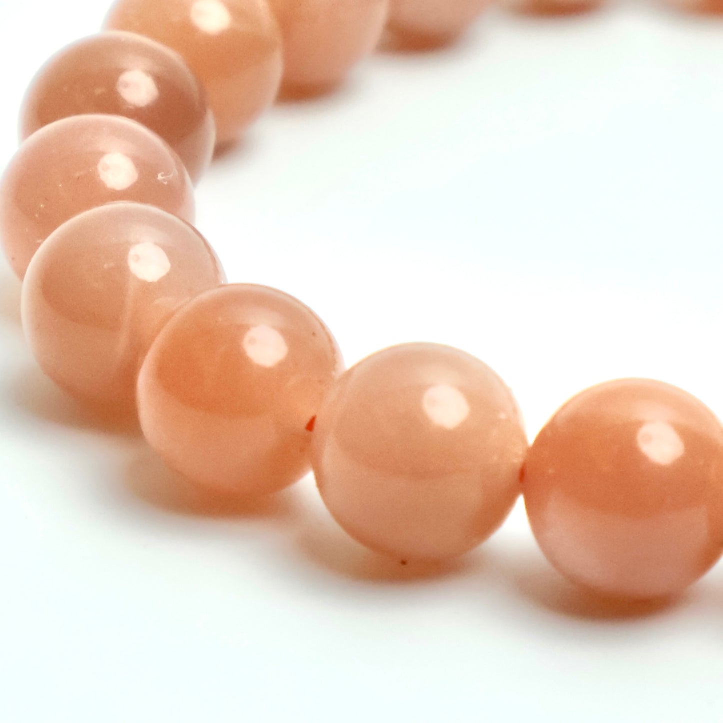 オレンジムーンストーン・天然石ブレスレット・Orange Moonstone・ GDML08