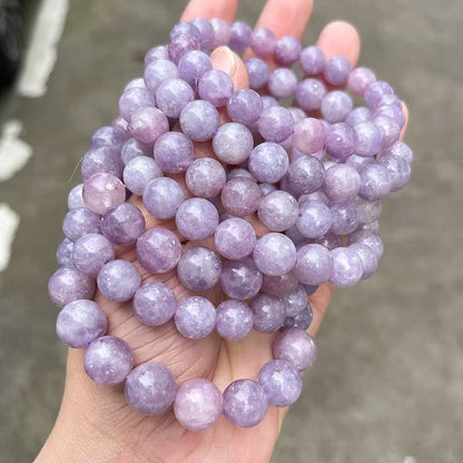 パープルレピドライト（パープルマイカ）・天然石ブレスレット・ ZPM