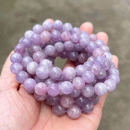 パープルレピドライト（パープルマイカ）・天然石ブレスレット・ ZPM