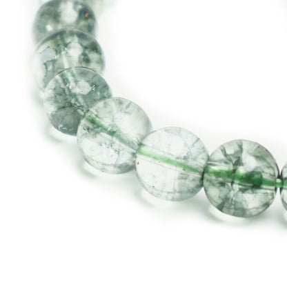 人工グリーンファントム・天然石ブレスレット・GRG08