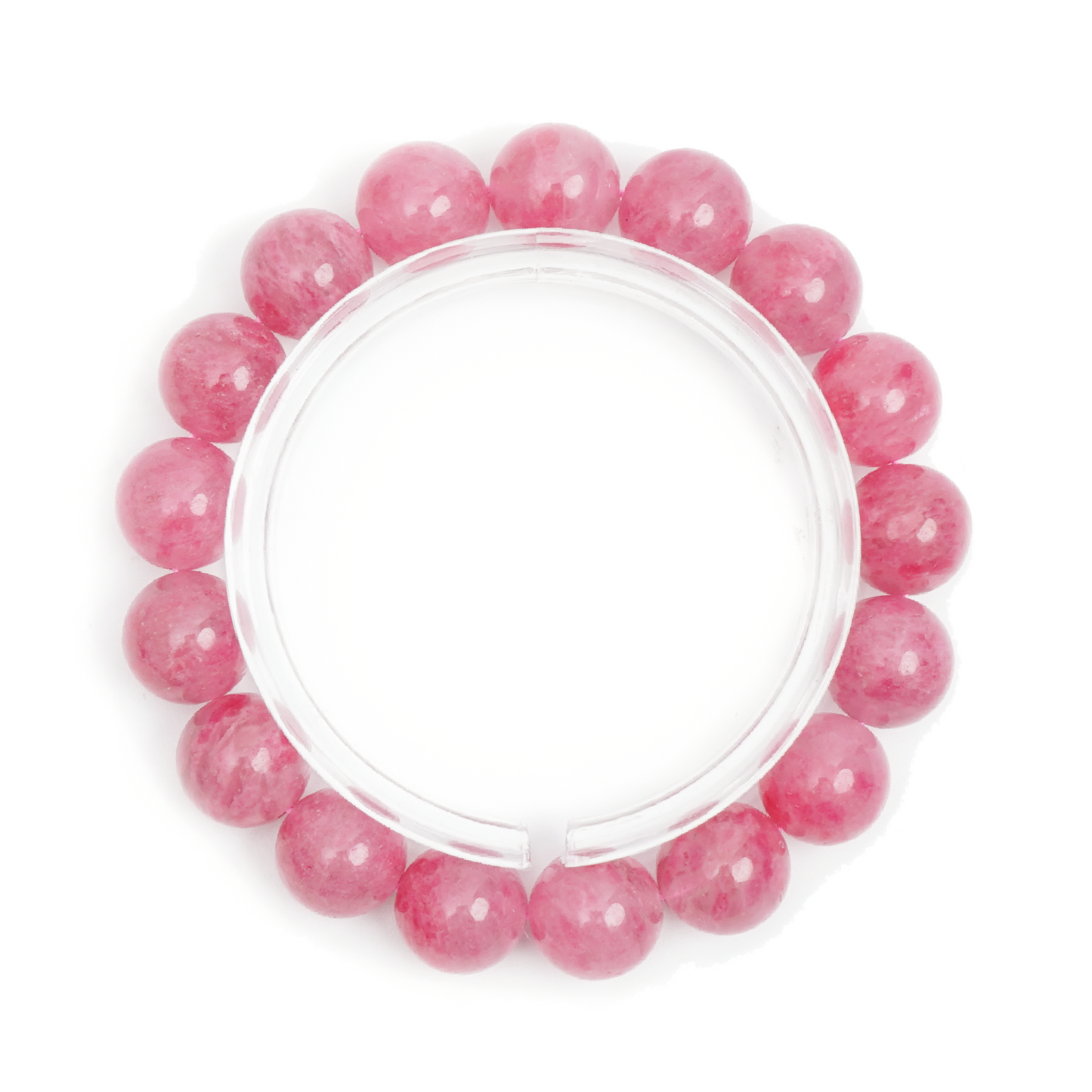 高品質・ロードナイト・大粒・天然石ブレスレット・rhodonite