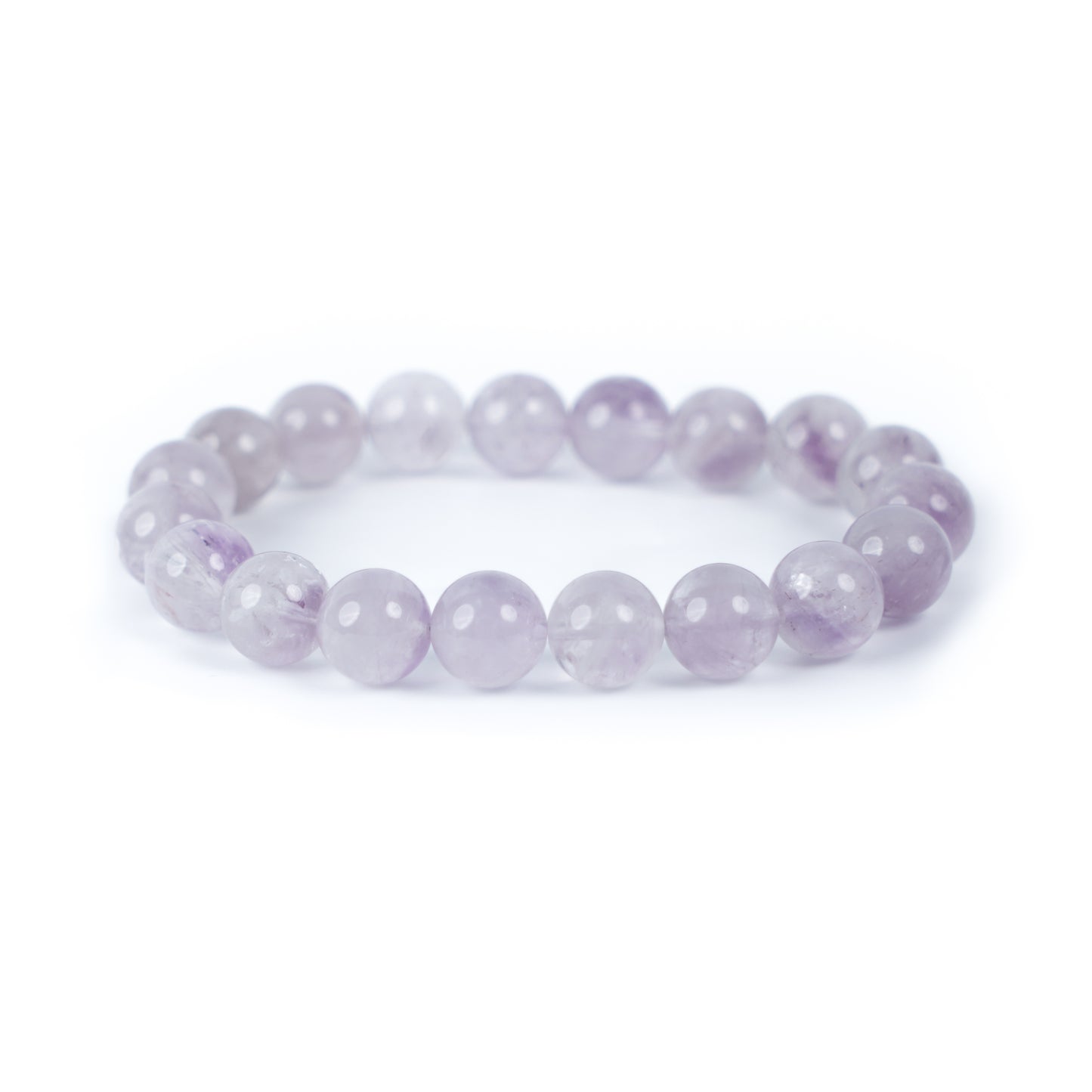 アメジスト・パープルラビットヘアファントム・天然石ブレストレット LPTM10