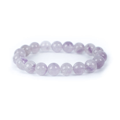 アメジスト・パープルラビットヘアファントム・天然石ブレストレット LPTM10