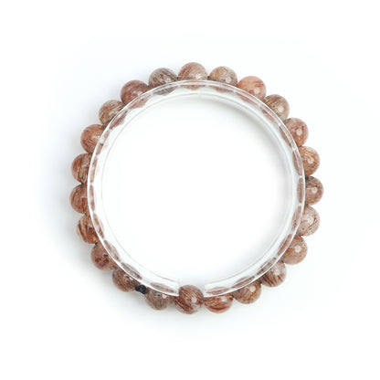 ブラックゴールドスーパーセブン ・天然石ブレストレット・black gold super seven・ BGC08