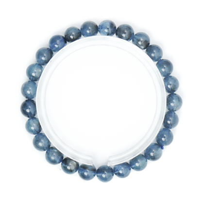 高品質・希少・ブラックスターアクアマリン・天然石ブレスレット・ Black Star Aquamarine