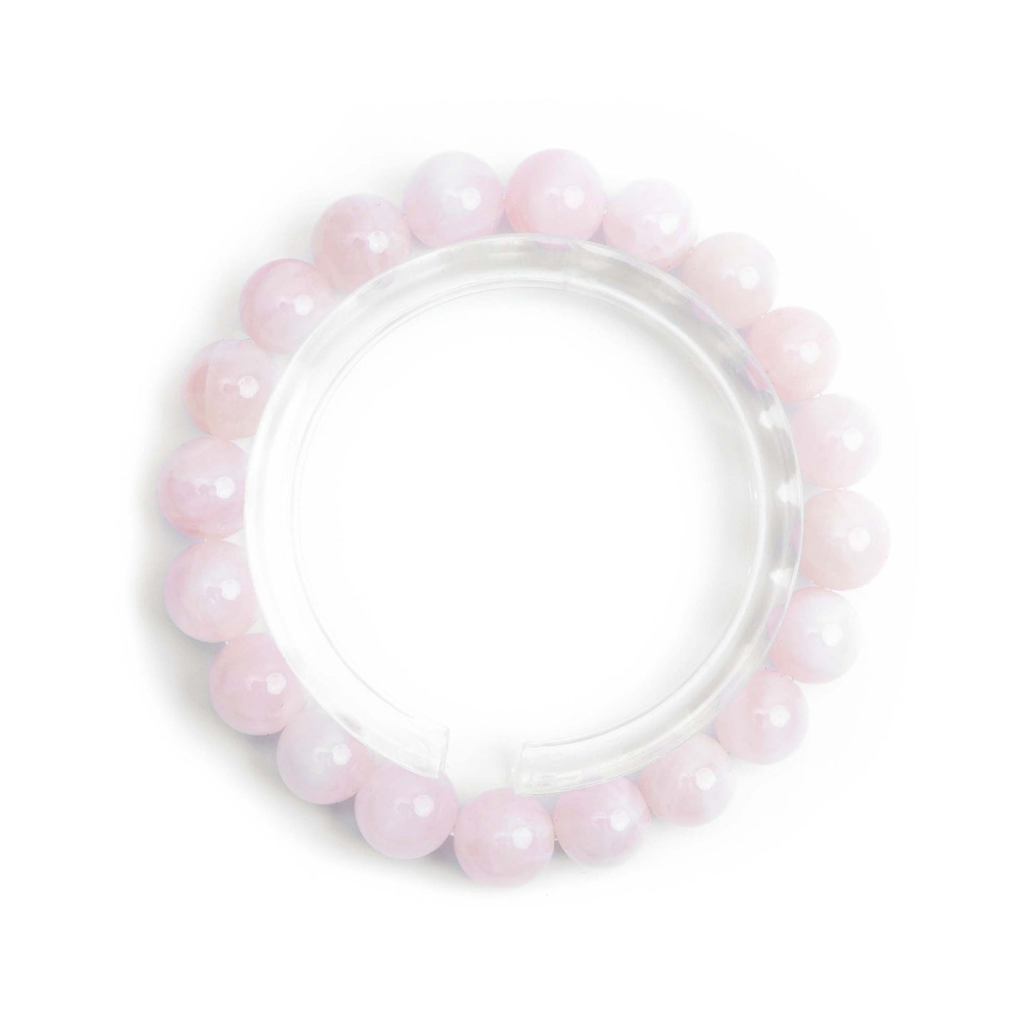 マダガスカルローズクォーツ・天然石ブレストレット・ LKMP09