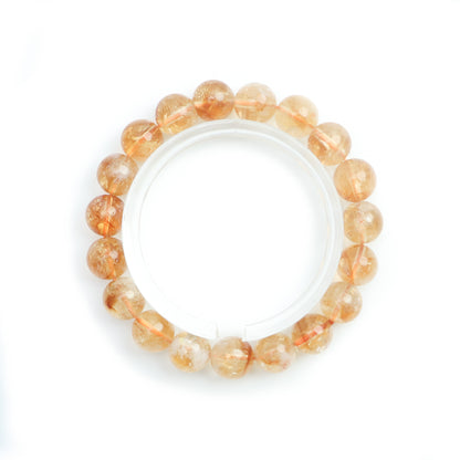 ミルキーシトリン・天然石ブレスレット・milky ctirine HTJ10