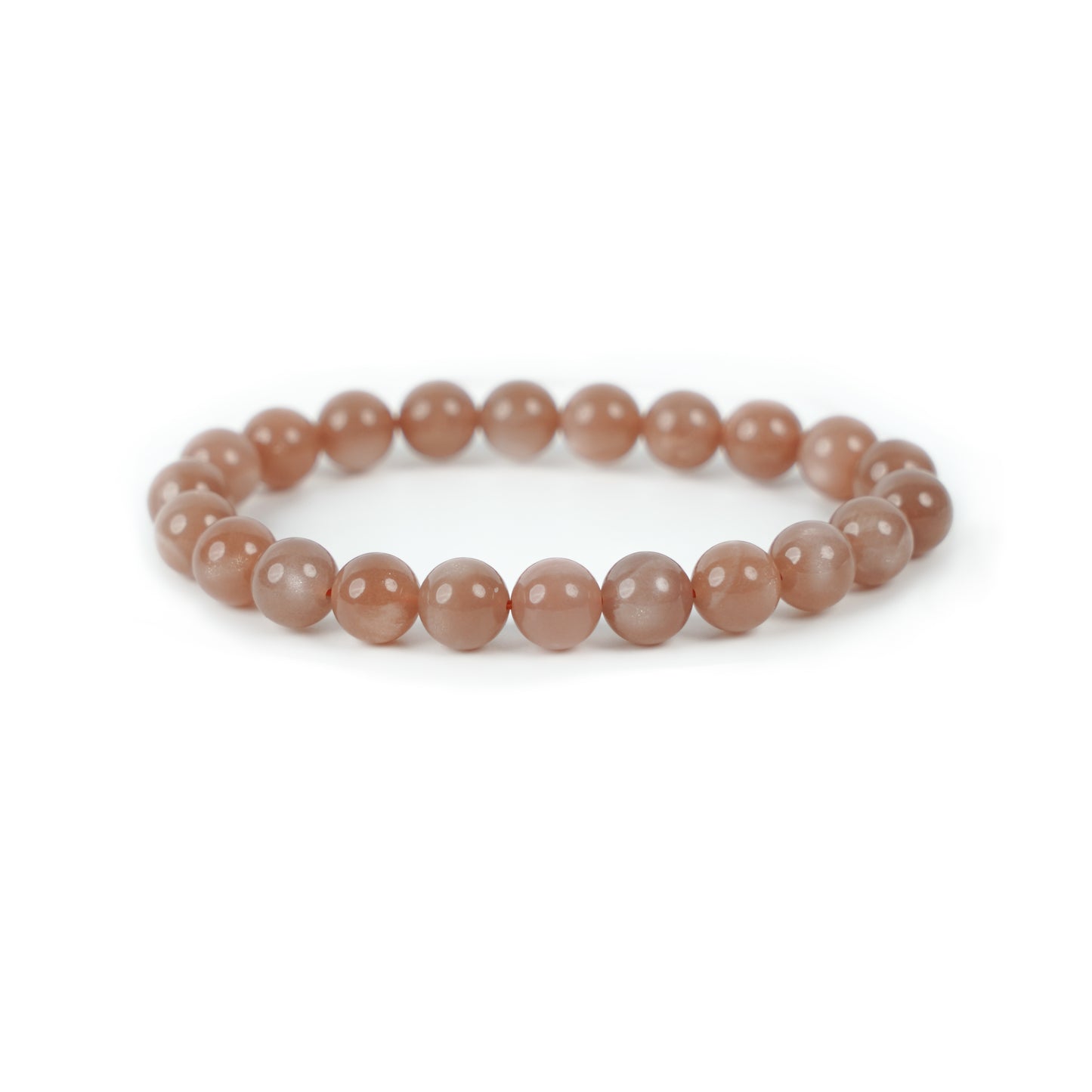 オレンジムーンストーン・天然石ブレスレット・Orange Moonstone・ GDML08