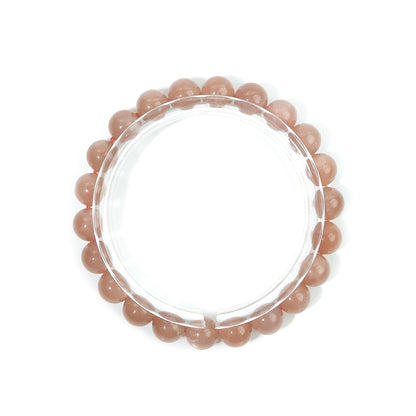 オレンジムーンストーン・天然石ブレスレット・Orange Moonstone・ GDML08