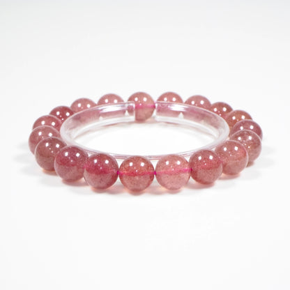 ストロベリークォーツ・天然石ブレスレット・Strawberry quartz・ CMJ10