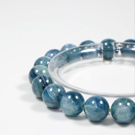 【希少】フックサイト（グーリンカイヤナイト）・天然石ブレスレット・LLJ