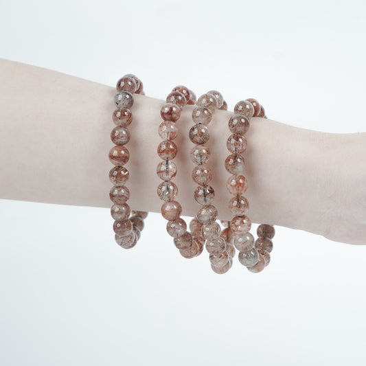 ブラックゴールドスーパーセブン ・天然石ブレストレット・black gold super seven・ BGC08