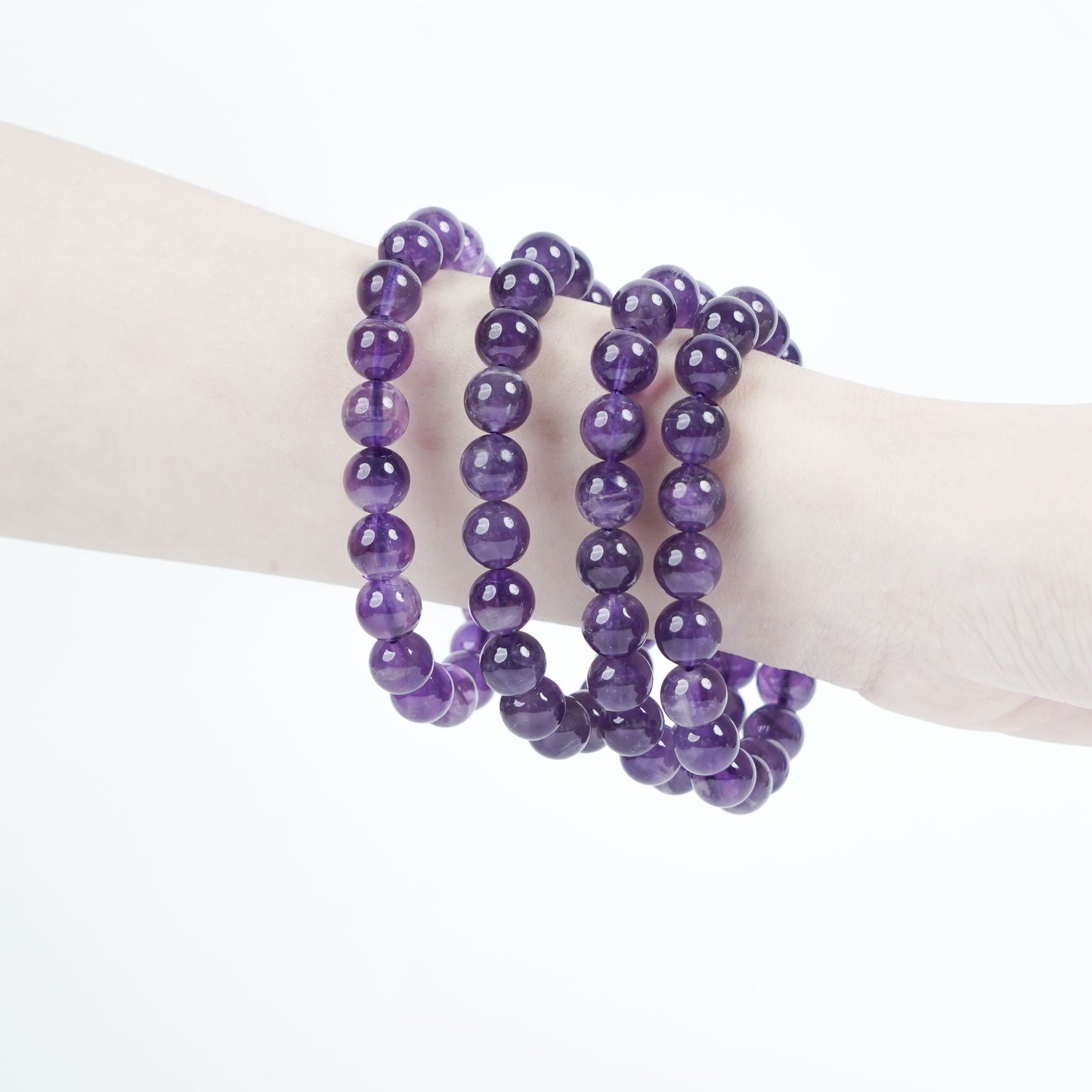 ウルグアイアメジスト・天然石ブレストレット・ WLGZ09