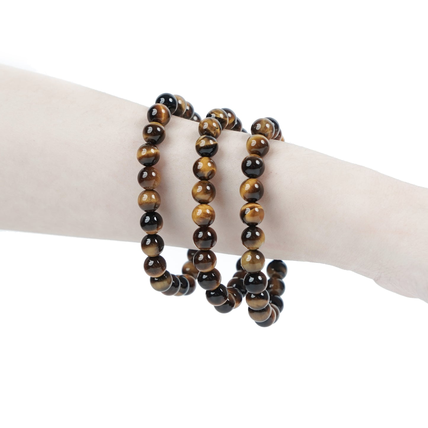 イエロータイガーアイ・天然石ブレスレット・yellow tiger eye・YTE08
