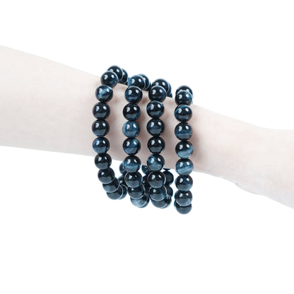 高品質・ブルータイガーアイ・天然ブレスレット・blue tiger eye・ BTE10