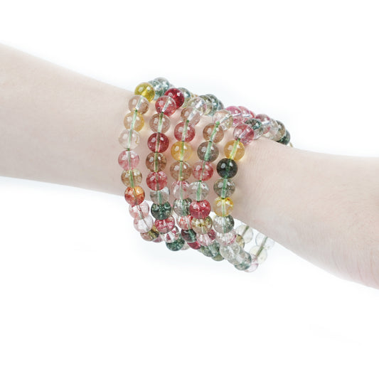 人工四季幽霊・天然石ブレスレット・ FSG08